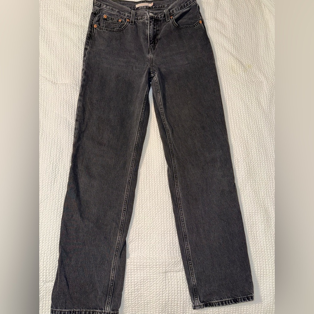 Levi's Women's Straight Leg Jeans - Dark Gray